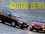 thumbs tytol Renault Megane Coupe 2.0 vs Fiat Bravo 1.8 16vskan gazety megane road test megane coupe vs fiat bravo porównanie megane coupe i fiat 